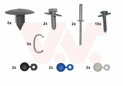 Ремкомплект бампера (переднього) Renault Scenic IV 16- (більше не постачається)