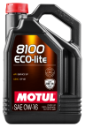 Моторна олива MOTUL 8100 Eco-lite 0W-16, 5 літрів