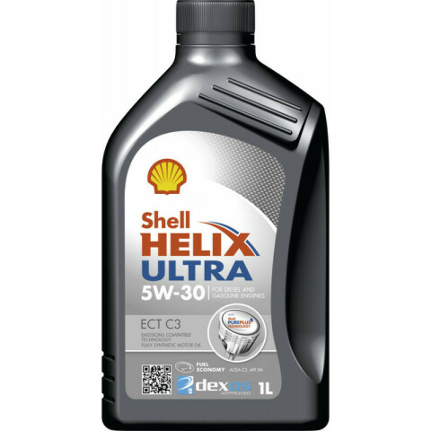 Моторное масло SHELL Helix Ultra ECT C3 5W-30, 1 литр