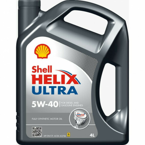 Моторное масло SHELL Helix Ultra 5W-40, 4 литра