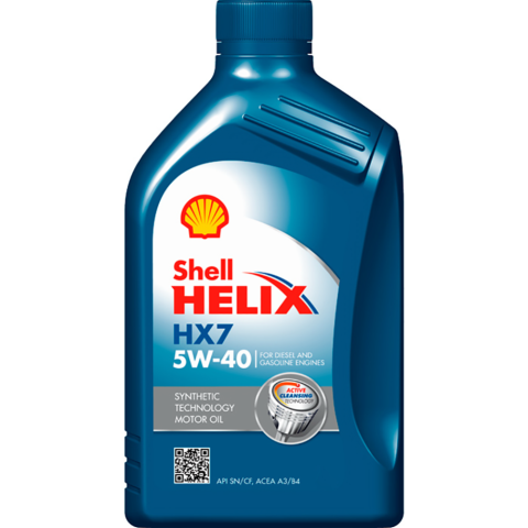 Моторное масло SHELL Helix HX7 5W-40, 1 литр