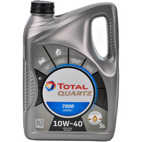 Масло моторне Total Quartz 7000 10W-40, 5 літрів