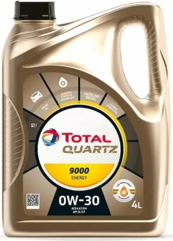 Моторна олива Total QUARTZ 9000 ENERGY 0W-30, 5 літрів