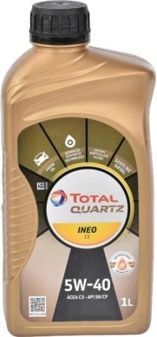 Моторное масло Total Quartz Ineo C3 5W-40, 1 литр