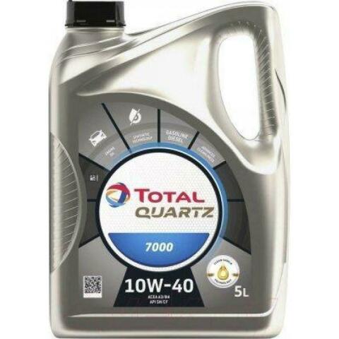 Моторное масло Total Quartz 7000 10W-40, 5 литров