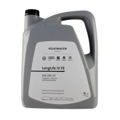 Моторное масло VAG LongLife IV FE 0W-20, 5 литров