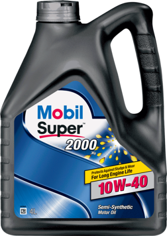 Моторна олива MOBIL Super 2000 X1 10W-40, 4 літри