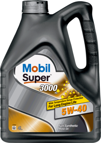 Моторна олива MOBIL Super 3000 5W-40, 4 літри