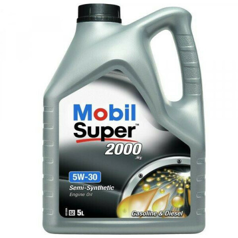 Моторна олива Mobil Super 2000 X1 5W-30, 5 літрів