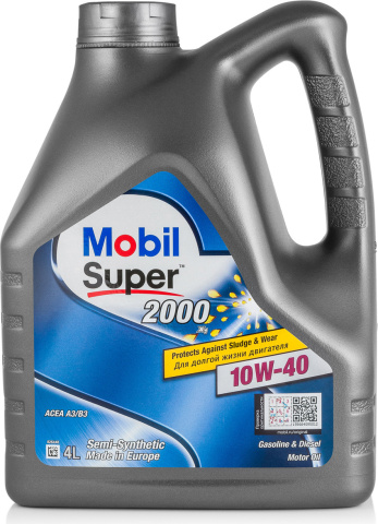 Моторное масло MOBIL Super 2000 X1 10W-40, 5 литров