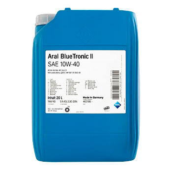 Масло 10W40 Blue Tronic II (20L)  (VW501 00/505 00/MB 229.3)