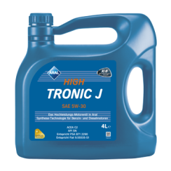 Моторное масло ARAL HighTronic J 5W-30, 4 литра