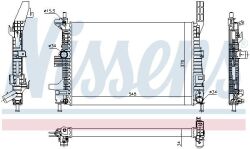 Радіатор FORD FOCUS III (CB8, CEW) (11-) 1.6 TDCi