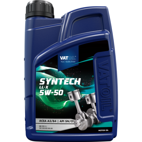 Моторное масло Vatoil SynTech LL-X 5W50 1л. (ACEA A3 B4, MB 229.3, VW 502505)