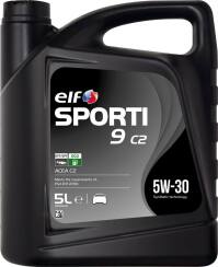 Моторна олива ELF SPORTI 9 C2 5W-30, 5 літрів