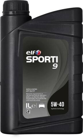 Моторна олива ELF SPORTI 9 5W-40, 1 літр