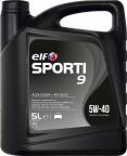 Моторна олива ELF SPORTI 9 5W-40, 5 літрів