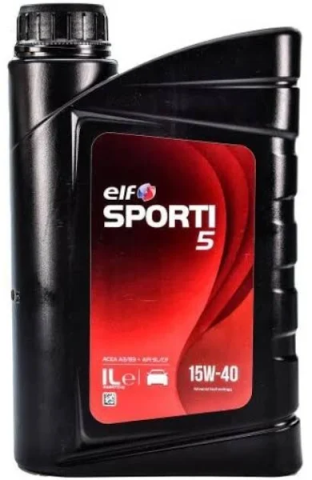 Моторное масло ELF SPORTI 5 15W-40, 1 литр
