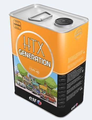 Моторное масло ELF HTX GENERATION 15W-40, 2 литра