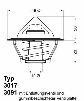 Термостат Chevrolet Aveo/Daewoo Lanos 1.4-1.6 97- (87C)