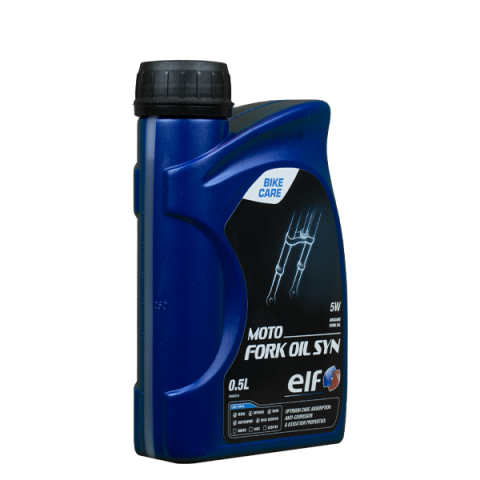 Вилочна олива ELF MOTO FORK OIL SYN 5W, 0,5 літра