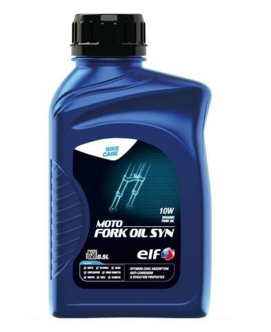 Вилочна олива ELF MOTO FORK OIL SYN 10W, 0,5 літра