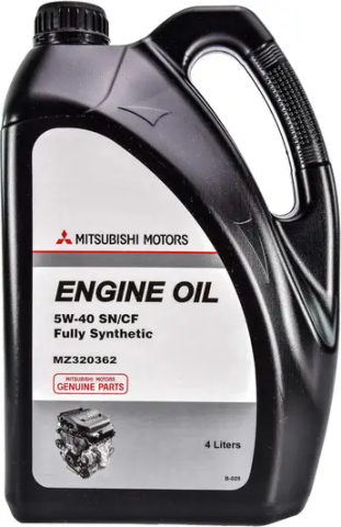 Моторна олива Mitsubishi ENGINE OIL 5W-40, 4 літри