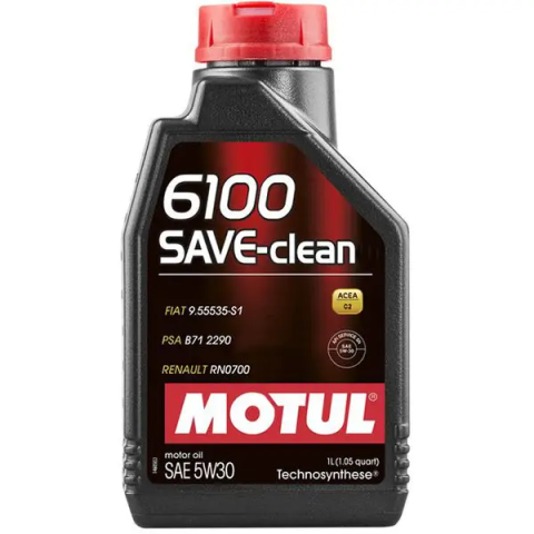 Моторна олива MOTUL Save-clean 6100 5W-30, 1 літр Моторна олива MOTUL Save-clean 6100 5W-30, 1 літр