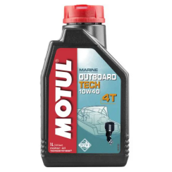 Моторное масло MOTUL 10W-40 Outboard Tech 4T, 1 литр