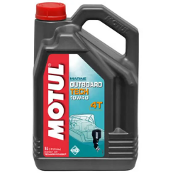 Масло MOTUL Outboard Tech 4T 10W-40. 5 литров