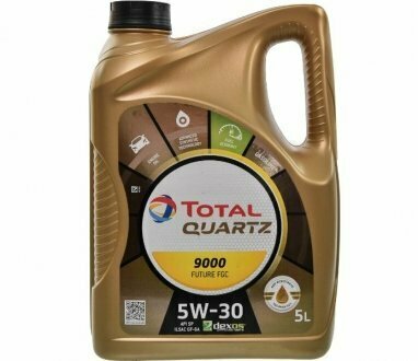 Моторна олива TOTAL QUARTZ 9000 FUTURE FGC 5W-30, 5 літрів