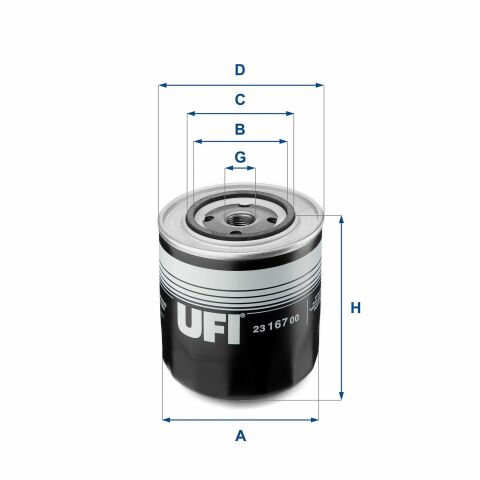 Фільтр масляний 1.9D 8V,2.5MPI 10V,1.9TD 8V,2.4TD 10V,2.5TDI 20V VW T4 90-03; AUDI 100 82-91; VOLVO V70 00-07, S80 98-05