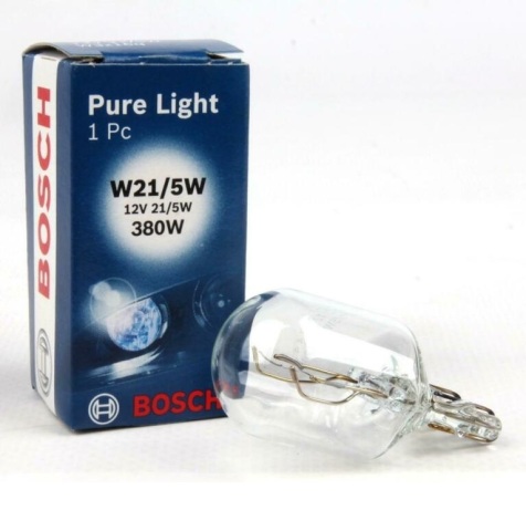 Автолампа W21/5W 12V 21/5W W3x16q Pure Light 380W (без цоколя)