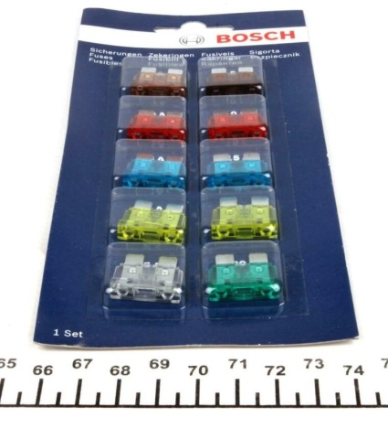 Комплект запобіжників (стандарт) (5A/7.5A/10A/15A/20A/25A/30A (10шт)