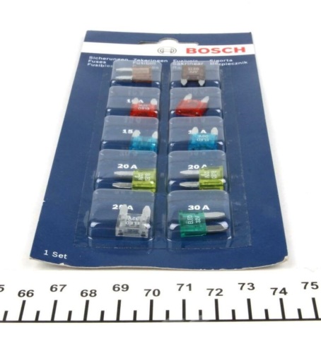 Комплект запобіжників (міні, з плоскими контактами)