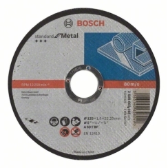 Круг відрізний 125x1,6x22,23 мм Круг відрізний 125x1,6x22,23 мм