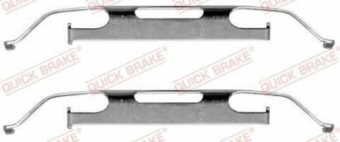 Планка супорта (переднього) прижимна (к-кт) VW Passat/Golf IV/Audi A4 99-10 (Ate)