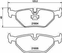 Тормозные колодки зад. BMW 3 (E46)/SAAB 9-5/ROVER 75 96-09 (ATE)