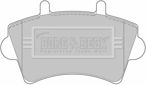 BBP1746 BORG & BECK - Гальмівні колодки до дисків BBP1746 BORG & BECK - Гальмівні колодки до дисків
