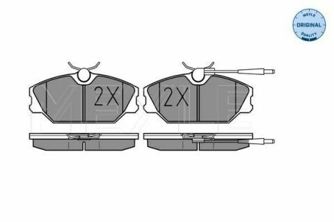 Колодки тормозные (передние) Renault Laguna I/Megane I 1.6-2.0 i/DT 93-01