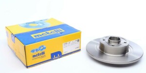 Диск гальмівний (задній) Renault Scenic II/Megane II 03-10 (270х10) (+ABS) (з підшипником) (повний)