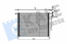 Радиатор кондиционера BMW 3 E46