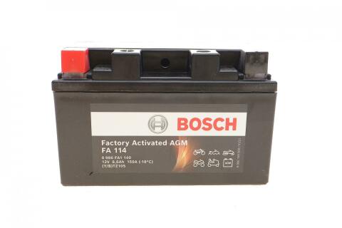 Аккумуляторная батарея 8.6Ah/150A (150x88x93/+L/B0) (AGM) Factory Activated AGM