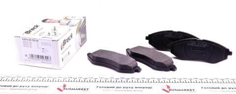 Колодки тормозные (передние) Daewoo Lanos/Chevrolet Aveo 03- (Akebono)