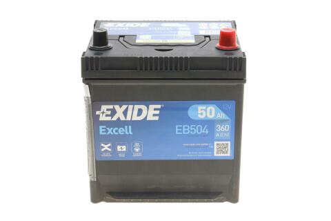 Акумуляторна батарея 50Ah/360A (200x173x222/+R/B1) Excell (Азія)