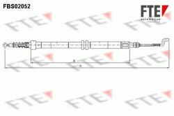 Трос ручника (задній) VW T4 97-03 (935/716mm) Трос ручника (задній) VW T4 97-03 (935/716mm)
