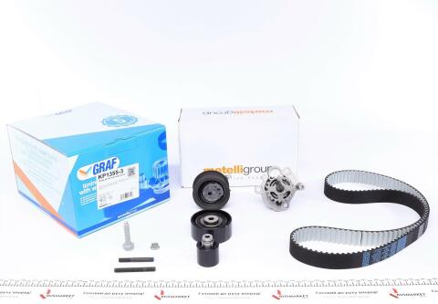 Комплект ГРМ + помпа Audi A3-A6/VW Golf/Passat/Skoda Octavia/Mitsubishi 2.0TDI 03-13(141х30)(PA1355) Комплект ГРМ + помпа Audi A3-A6/VW Golf/Passat/Skoda Octavia/Mitsubishi 2.0TDI 03-13(141х30)(PA1355)