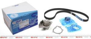 Комплект ГРМ + помпа Citroen Jumpy/Peugeot 306/Fiat Scudo 1.9D/Toyota Corolla 98-08(140x25.4)(PA747)