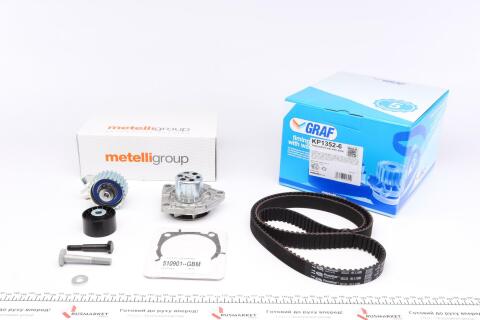 Комплект ГРМ + помпа Fiat Doblo 1.6D/2.0D/Opel Astra/Zafira/Vectra 1.9-2.0CDTi 09- (199х24) (PA1352) Комплект ГРМ + помпа Fiat Doblo 1.6D/2.0D/Opel Astra/Zafira/Vectra 1.9-2.0CDTi 09- (199х24) (PA1352)
