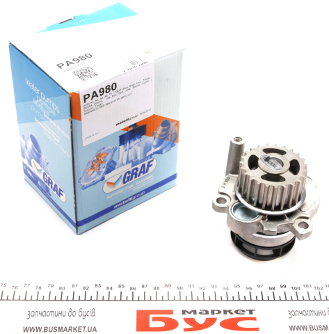 Насос воды Audi A3/A4/A6 2.0TFSI 04-13/Skoda Octavia 2.0RS 05-13/VW Golf 2.0R 07- (23z) (R/B) (8лоп)